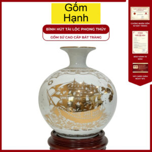 Bình hút lộc nhị cảnh thuận buồm xuôi gió